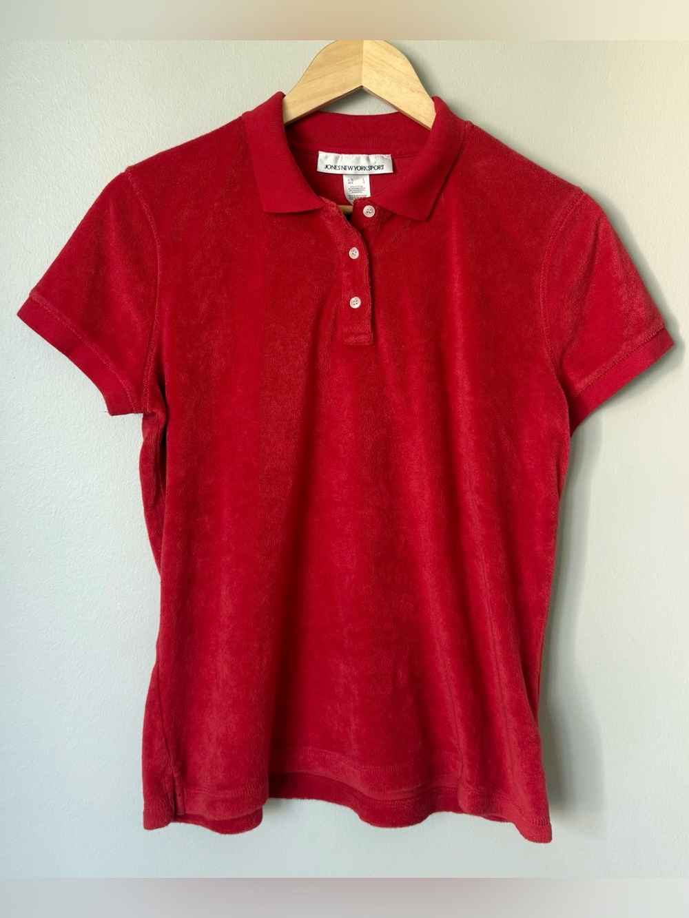 Jones New York Sport Terrycloth Polo